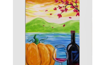 Paint Nite: Fall Sunset Wine Break